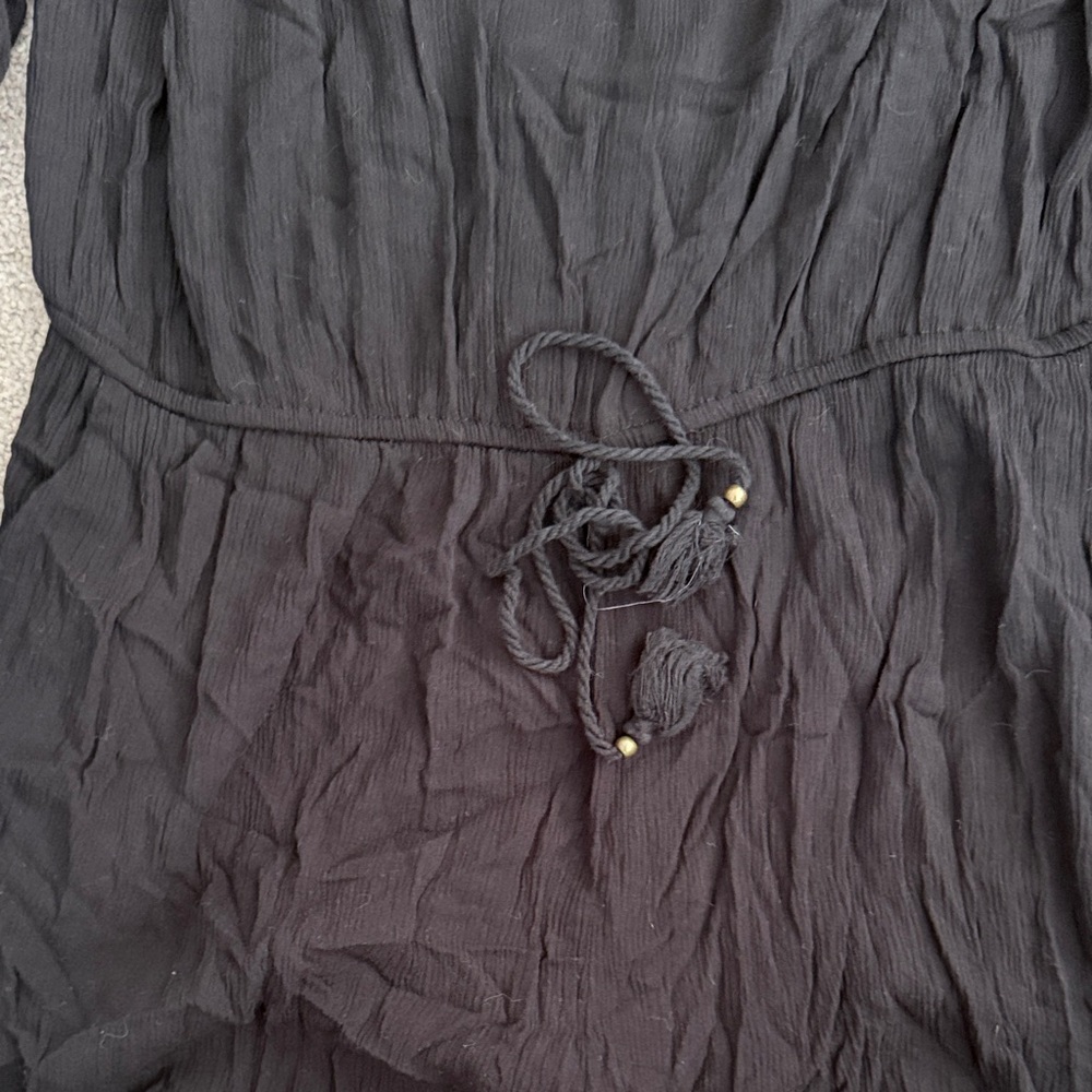 Mossimo Supply Co. Black off shoulder romper - Picture 2 of 7